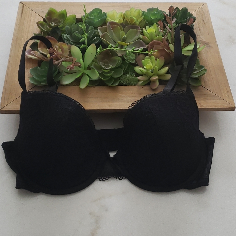 DKNY black bra 36D